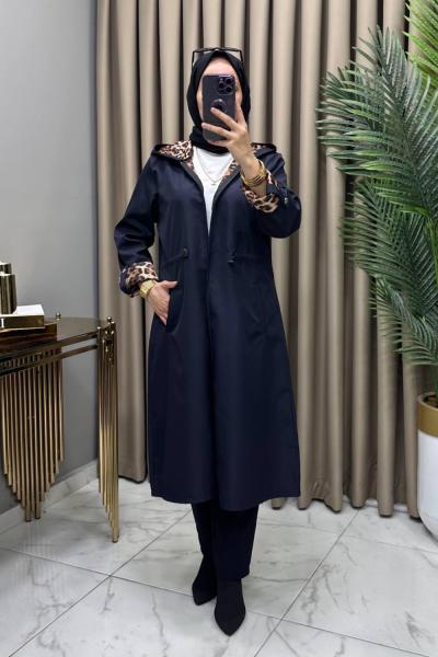 Leopar Trenç Lacivert