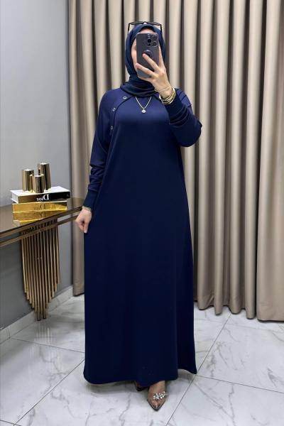 Özlem Elbise Lacivert