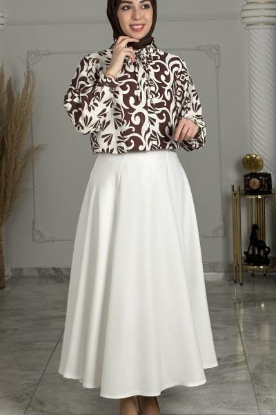 Açelya Gömlek  Kahverengi