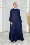 Ajda Elbise  Lacivert