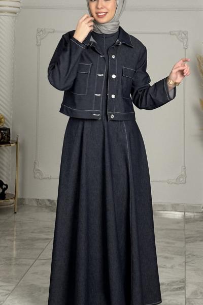 Asel Kot Elbise  Lacivert