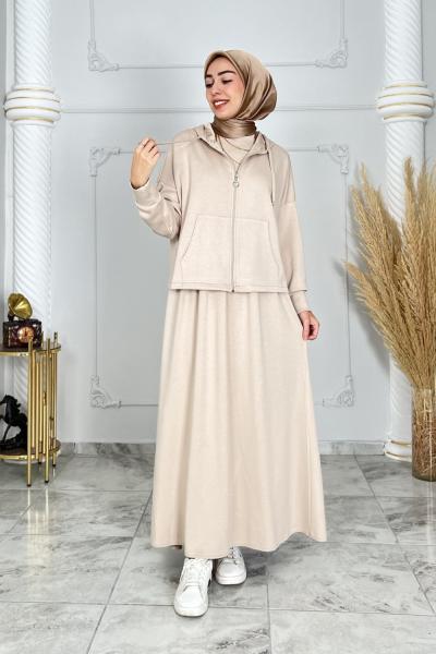 Aysima Takım Elbise  Krem
