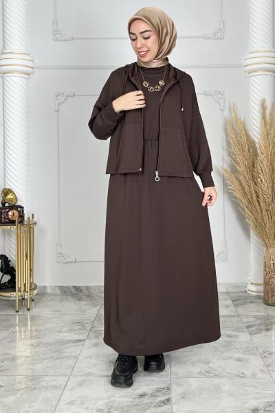 Aysima Takım Elbise  Acı Kahve