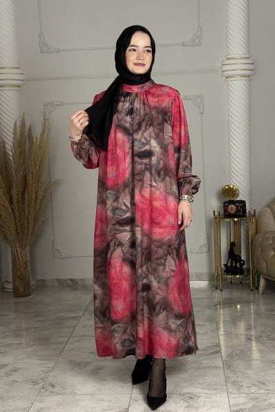 Bahar Elbise  Fuşya