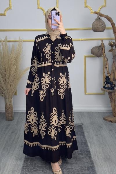 Berna Elbise  Kahverengi