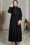 Berna Elbise  Siyah