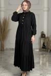 Berna Elbise  Siyah
