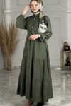 Berna Elbise  Yeşil