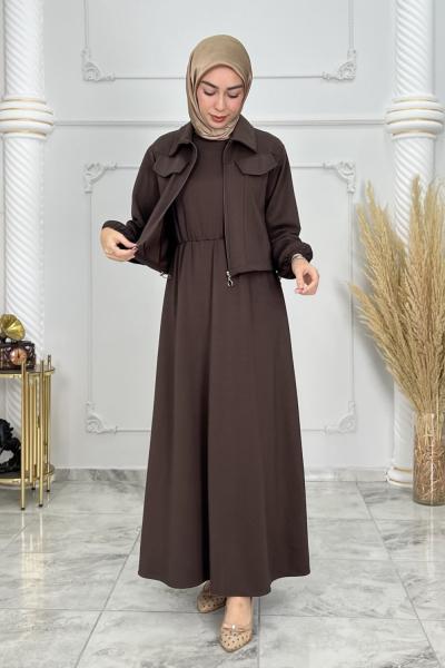 Berrak Takım Elbise Acı Kahve