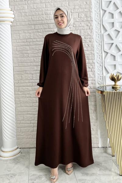 Beyza Abiye Elbise  Acı Kahve