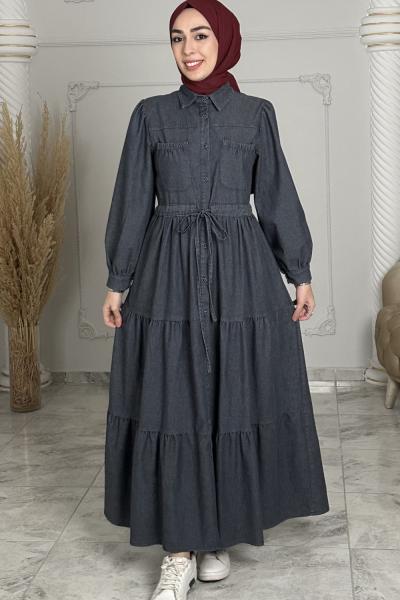 Beyza Kod Elbise Açık Mavi