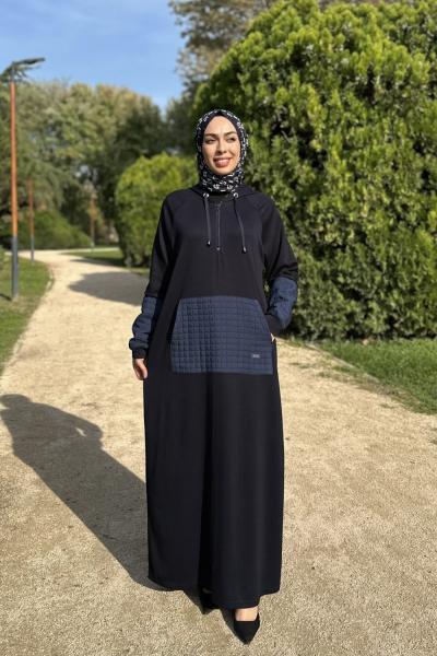 Burçin Elbise  Lacivert