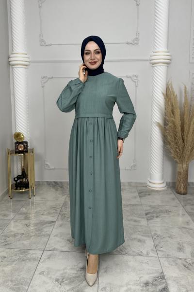 Çilek Crop Takım Elbise  Mint Yeşili