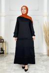 Feray Abiye Elbise  Siyah