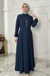 Gamze Elbise  İndigo