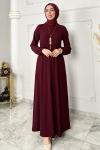Gamze Elbise  Bordo