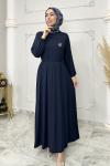 Gamze Elbise  Lacivert