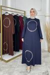 Halka Elbise  Lacivert