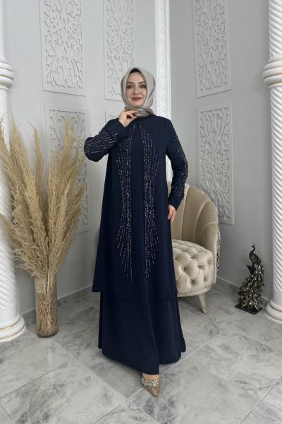 Hüsna Abiye  Lacivert