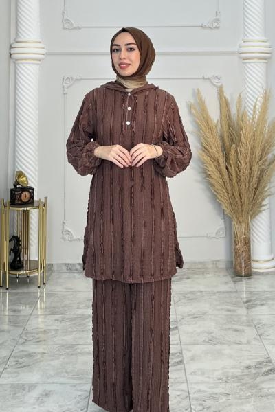 Lens Takım Kahverengi