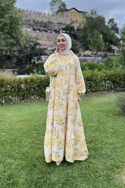 Limon Elbise  Sarı
