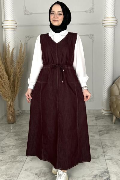 Melike Kod Elbise  Mürdüm