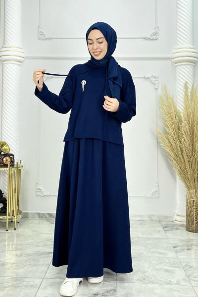 Mihra Etekli Takım  Lacivert