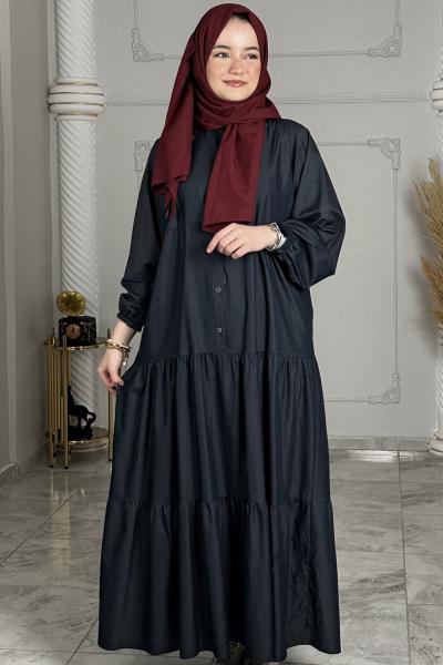 Mine Kot Elbise  Lacivert