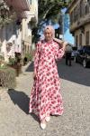 Nazen Elbise  Pembe