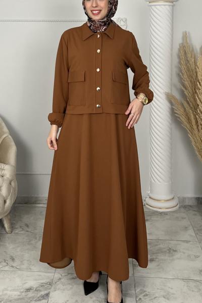 Oya Etekli Takım Hardal Sarısı