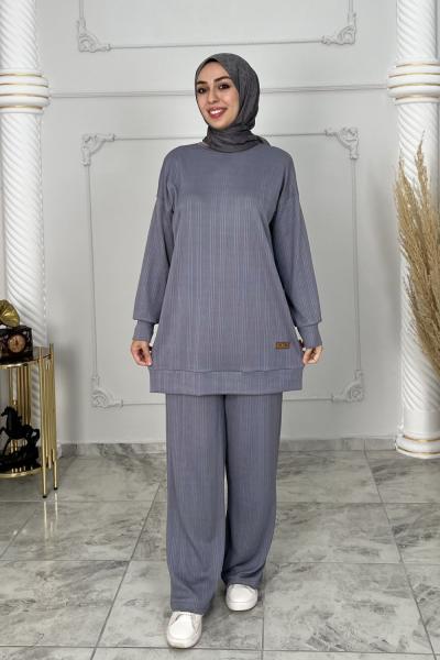 Özden Örme Takım  Gri