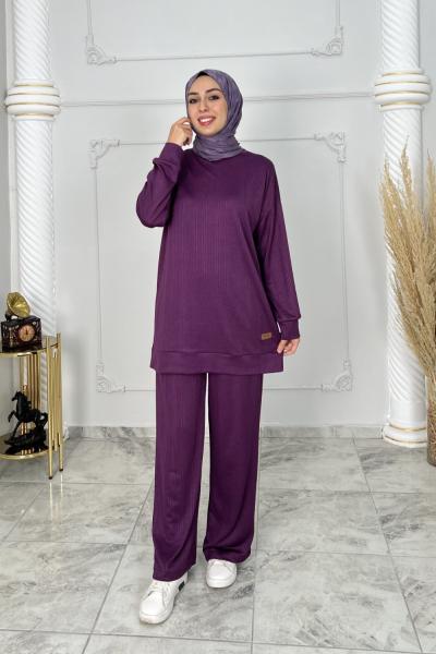 Özden Örme Takım  Mürdüm