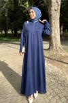 Saye Elbise  İndigo