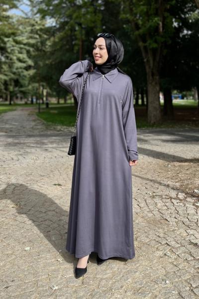 Saye Elbise  Gri