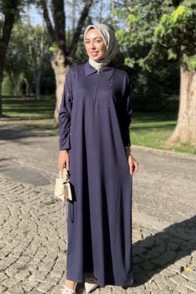Saye Elbise  Lacivert