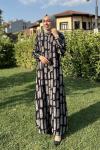Selen Takım Elbise  Gri Siyah