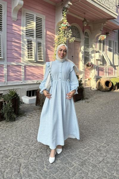 Selin Elbise  Mavi