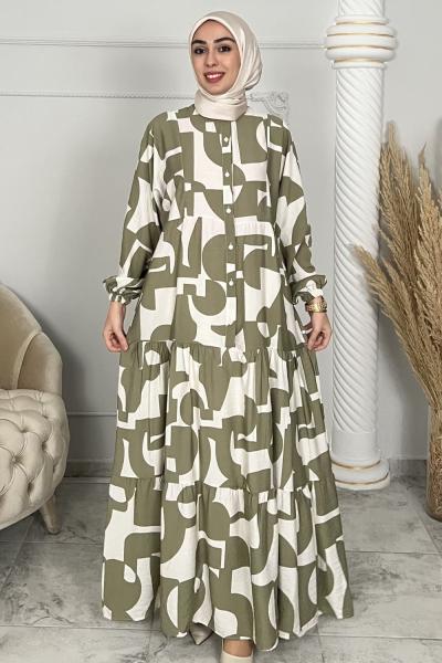 Selin Elbise  Yeşil