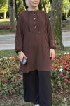 Selin Tunik Kahverengi