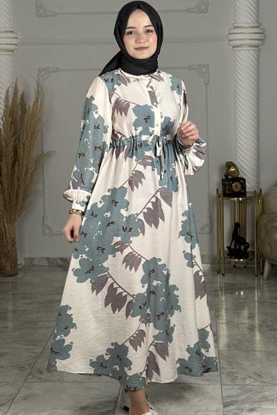 Süreyya Elbise Petrol Yeşili