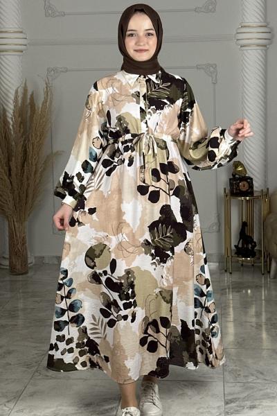 Süreyya Elbise Siyah Haki