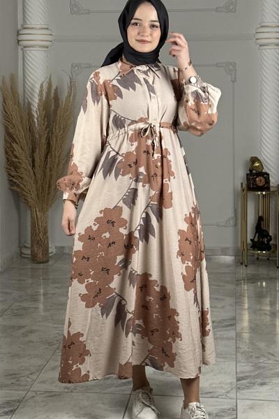 Süreyya Elbise Sütlü Kahve