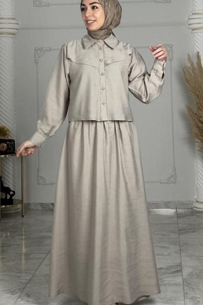 Tansel Etekli Takım Gri