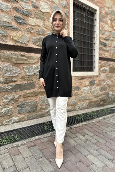 Tuana Tunik Hırka Siyah