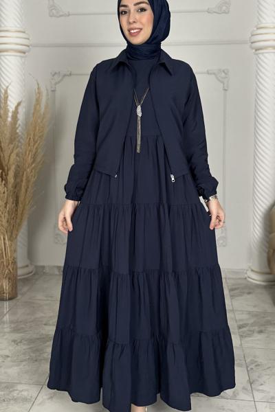 Tülay Ceketli Elbise  Lacivert