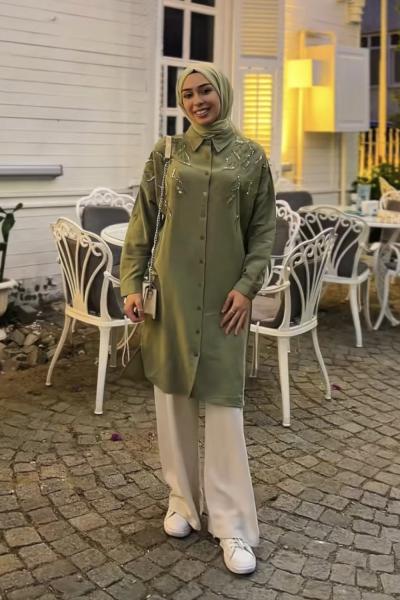 Uzun çiçek Takım Yeşil