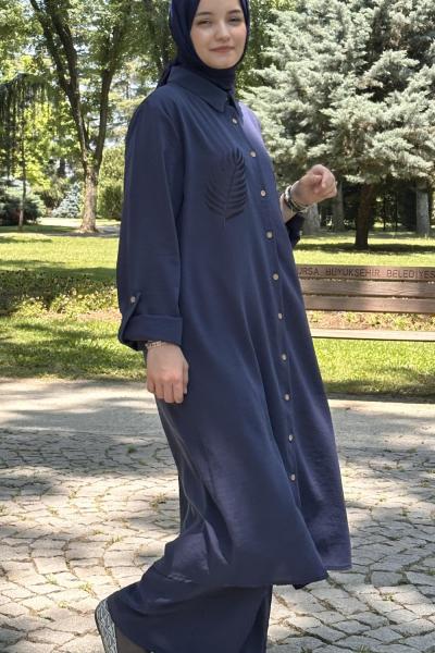 Yaprak Takım  Lacivert