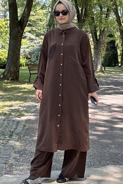 Yaprak Takım Kahverengi