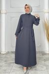 Yeşim Elbise  Gri