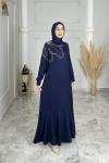 Yıldız Elbise  Lacivert